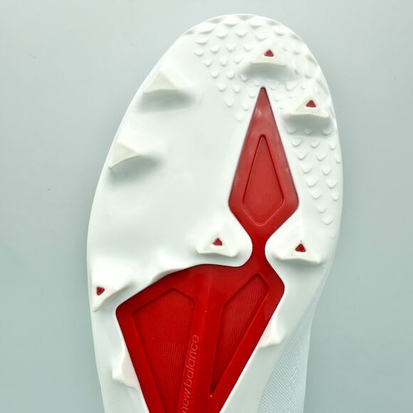 New Balance Mens Furon Dispatch FG V7 Soccer Cleats US 7.5M EU 40.5 White EUC main image 4